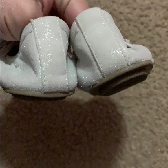 Tevolio bow metallic toddler flats size 8 - Picture 3 of 8